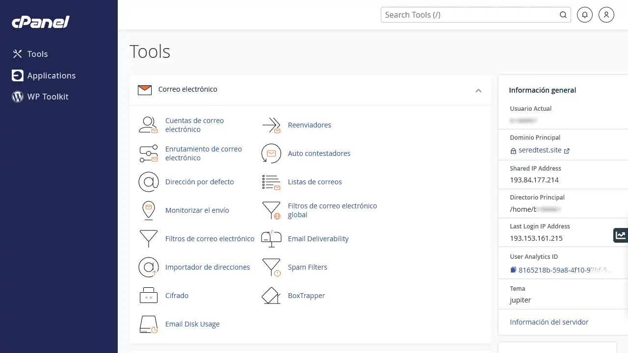 cpanel sered