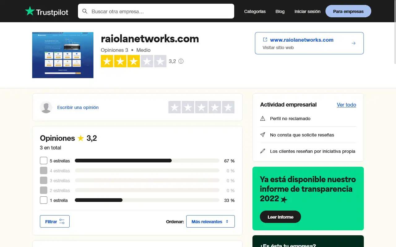trustpilot raiolanetworks