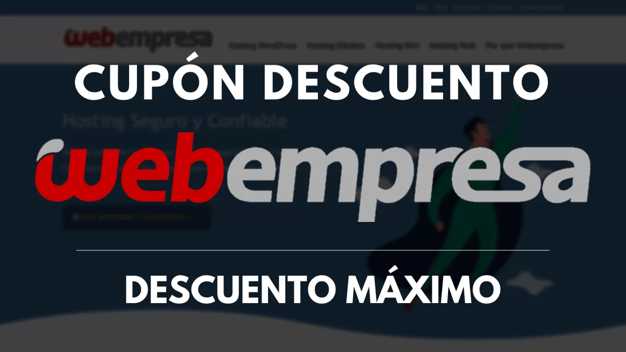 Cupón Descuento para Webempresa (75% el primer año)